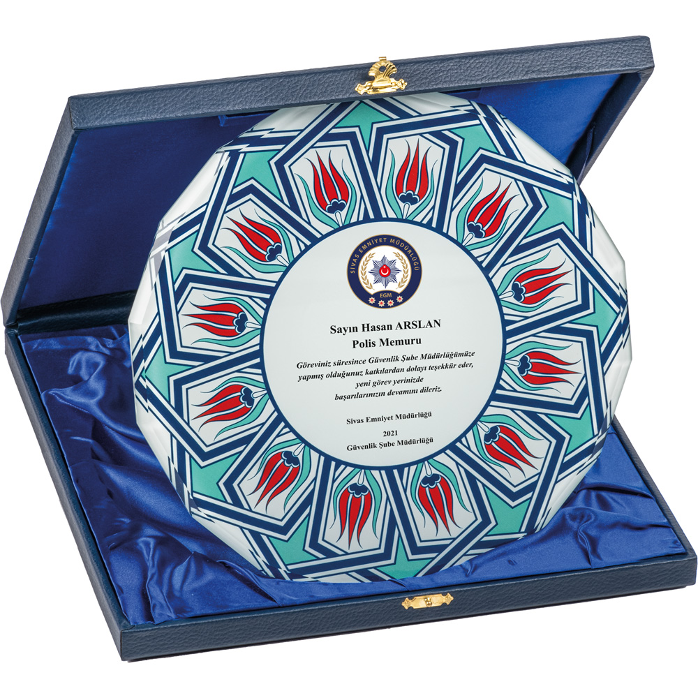 Kutulu Kristal Plaket